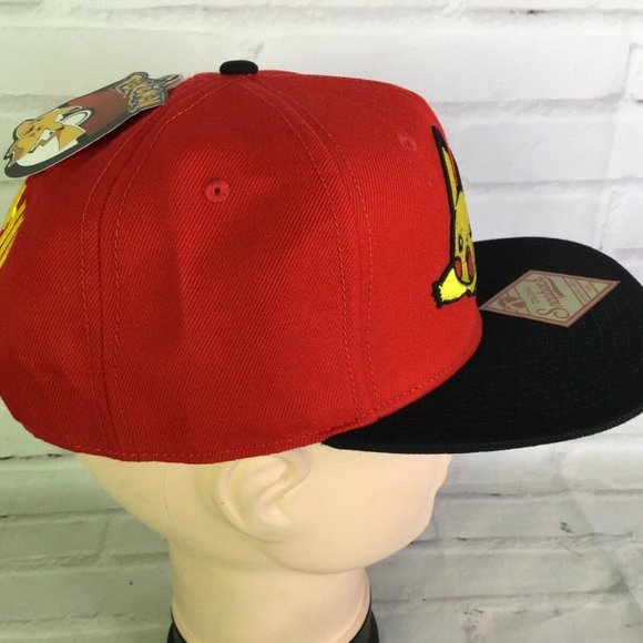 Pokemon Pikachu Sublimated Under Bill Snapback Hat - Picture 5 of 8